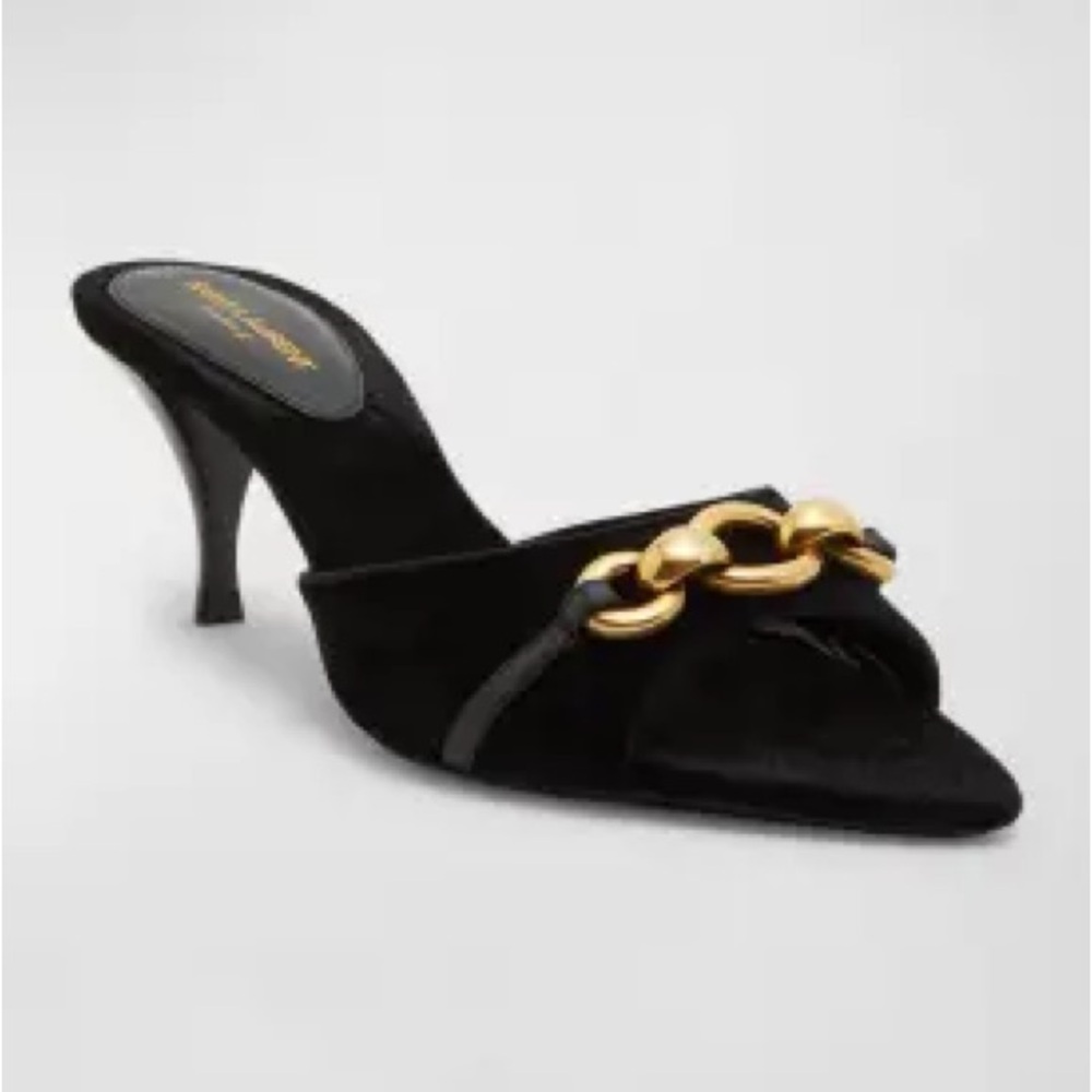 Saint Laurent Le Maillon Mule Sandals